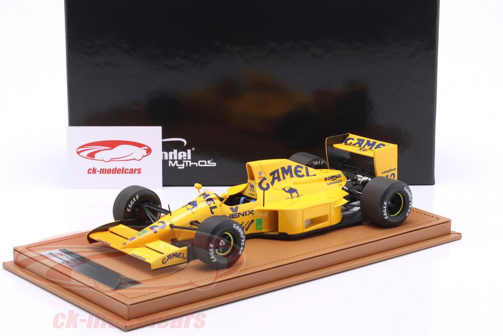Johnny Herbert Lotus 102 #12 Japon médecin généraliste formule 1 1990 1:18 Tecnomodel