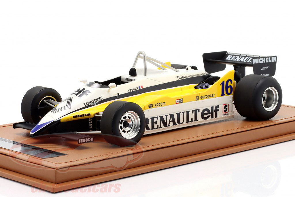 René Arnoux Renault RE30B #16 Winner France GP formula 1 1982 1:18 Tecnomodel