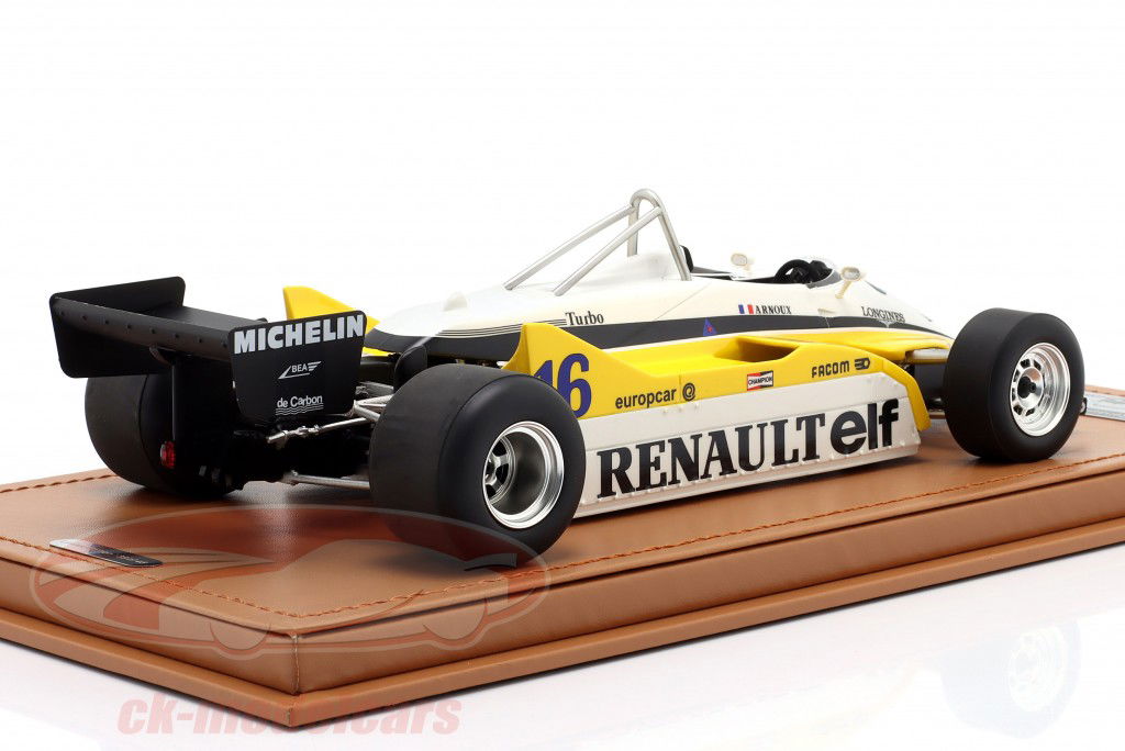 René Arnoux Renault RE30B #16 Winner France GP formula 1 1982 1:18 Tecnomodel