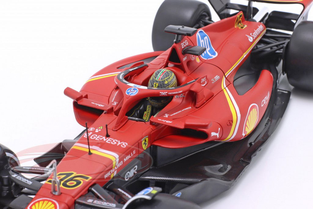 Charles Leclerc Ferrari SF-24 #16 优胜者 意大利 GP 公式 1 2024 1:18 Bburago