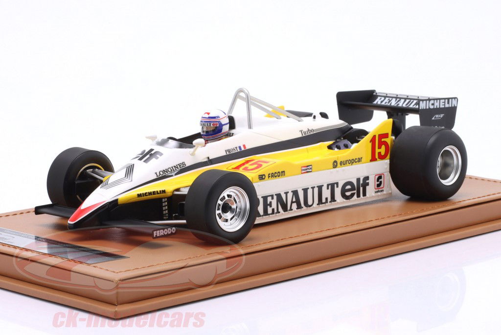 Alain Prost Renault RE30B #15 vinder Sydafrika GP formel 1 1982 1:18 Tecnomodel
