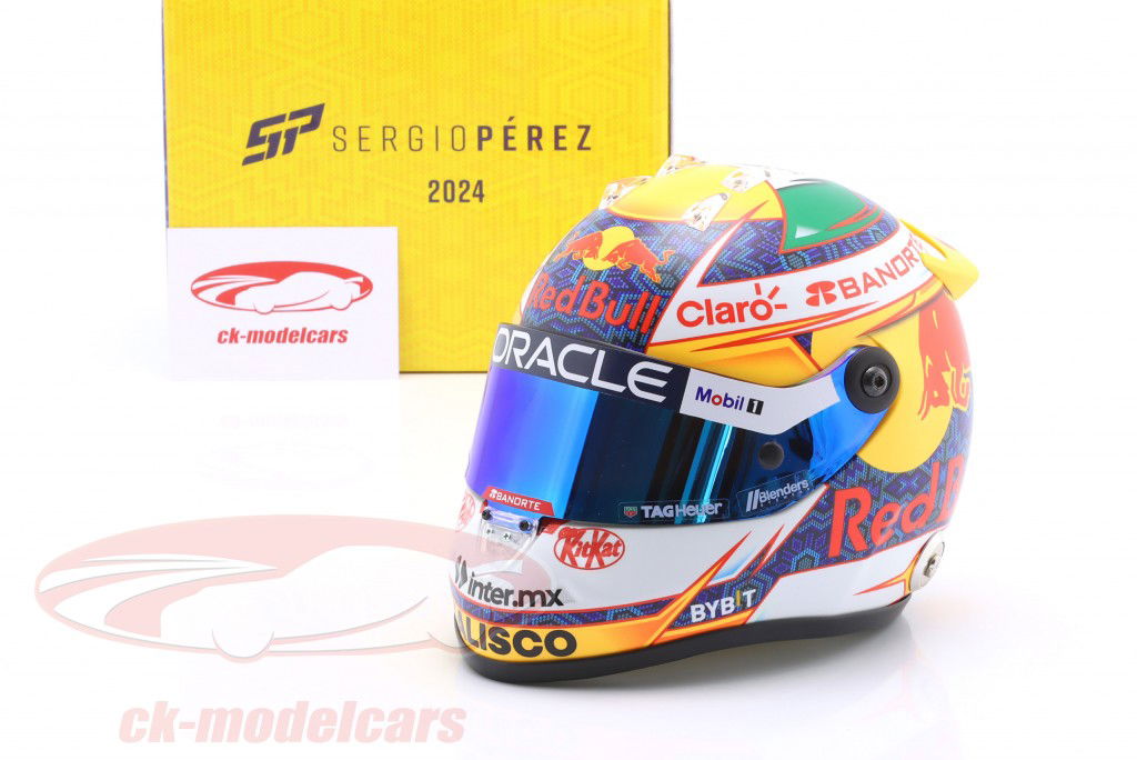 Sergio Perez #11 Red Bull Racing Formula 1 2024 helmet 1:2 Schuberth