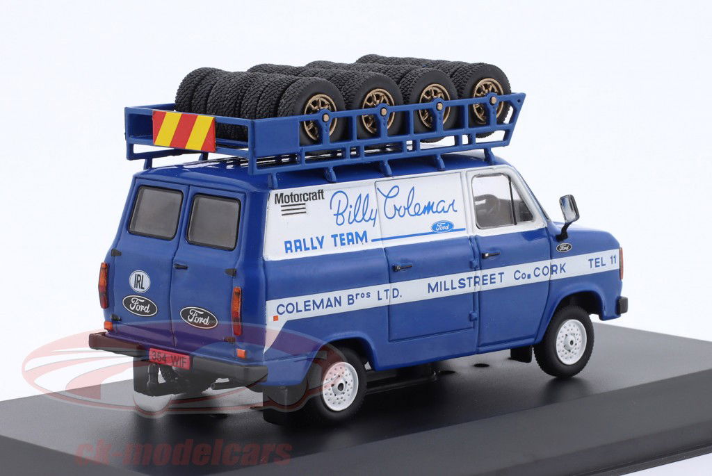 Ford Transit MK II ラリー 援助 Billy Coleman Team 1:43 Ixo