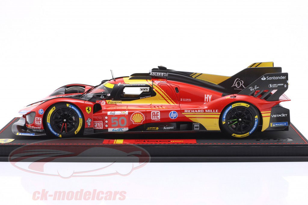 Ferrari 499P #50 Sieger 24h LeMans 2024 Fuoco, Molina, Nielsen 1:18 BBR