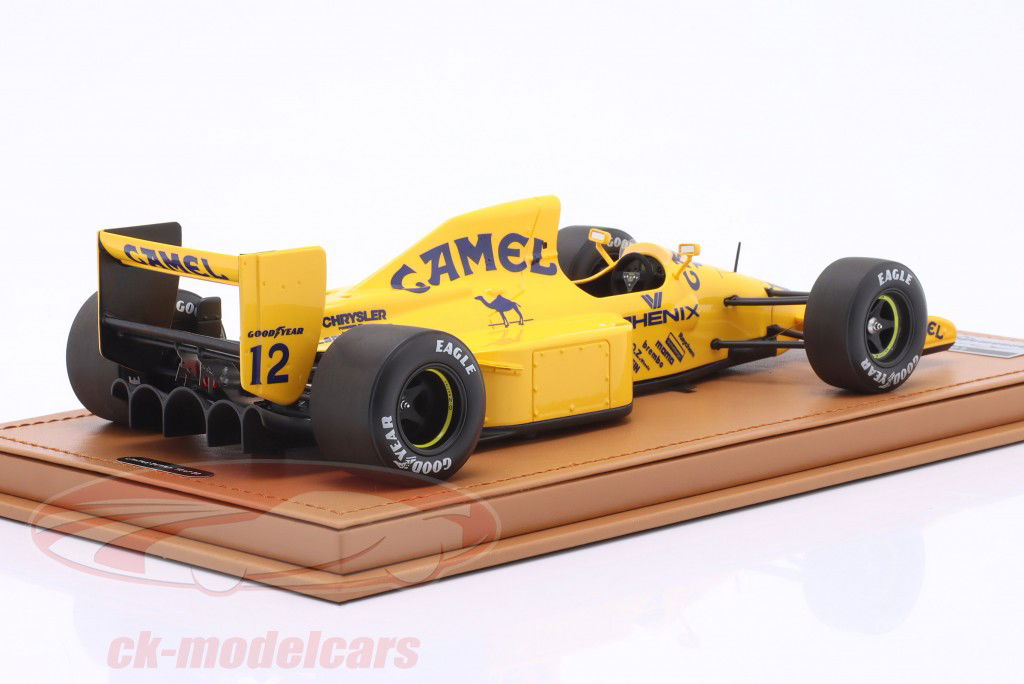 Johnny Herbert Lotus 102 #12 日本 全科医生 公式 1 1990 1:18 Tecnomodel