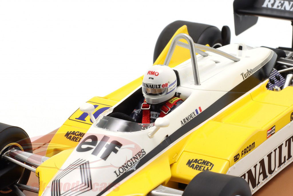 René Arnoux Renault RE30B #16 победитель Италия GP формула 1 1982 1:18 Tecnomodel