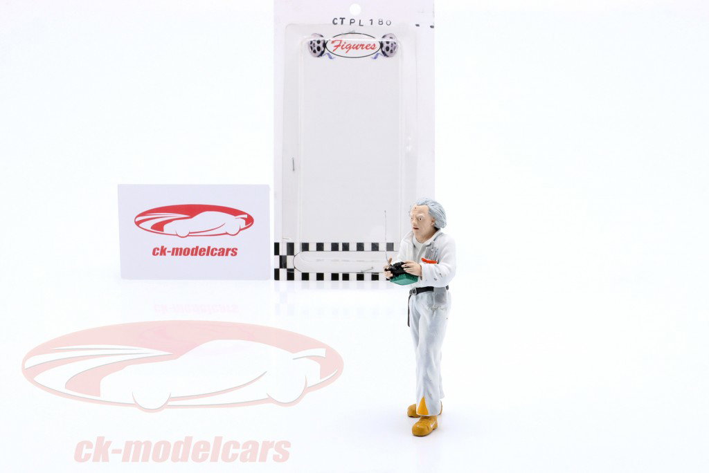 Dr. Emmett Brown Back to the Future chiffre 1:18 Cartrix