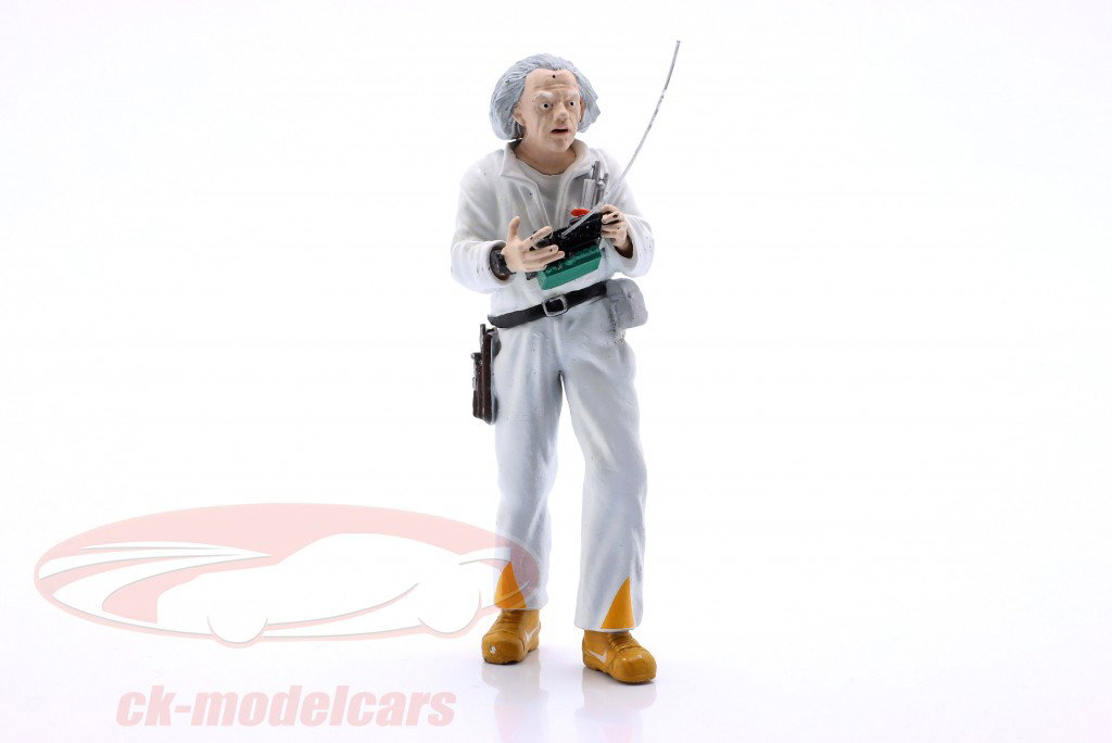Dr. Emmett Brown Back to the Future chiffre 1:18 Cartrix