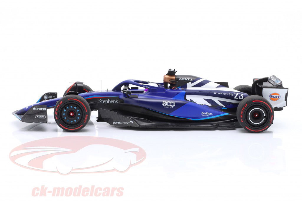 Alex Albon Williams FW45 #23 Brits GP formule 1 2023 1:18 Minichamps