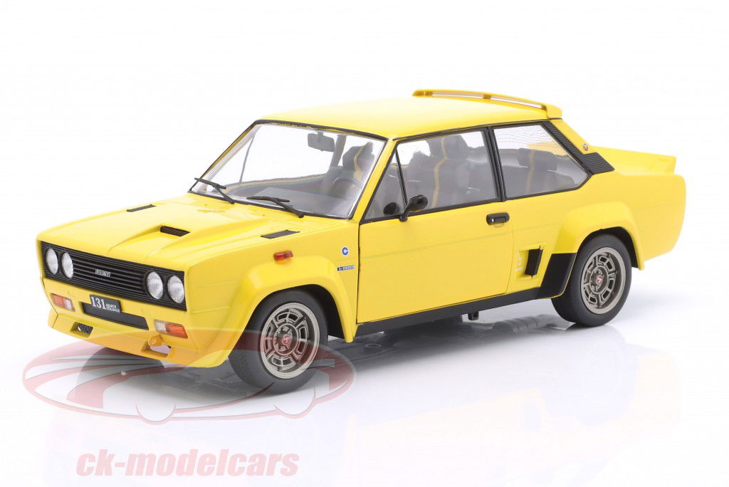 Fiat 131 Abarth Anno di costruzione 1980 giallo 1:18 Solido