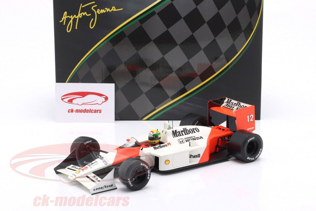 Premium X 1:18 Ayrton Senna McLaren MP4/4 #12 勝者 日本 GP