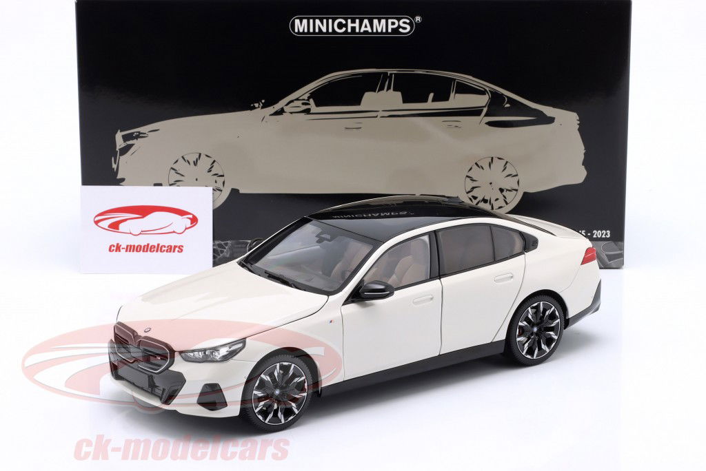 BMW i5 (G60) year 2023 white metallic 1:18 Minichamps