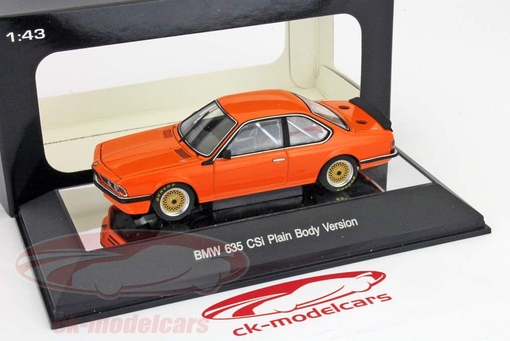 BMW 635 CSi Plain Body Version appelsin 1:43 AUTOart