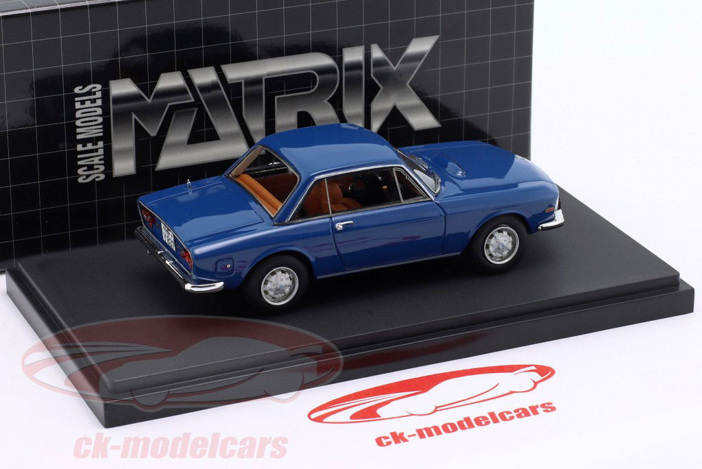 Lancia Fulvia Coupe Series 3 1974-1976 蓝色的 1:43 Matrix