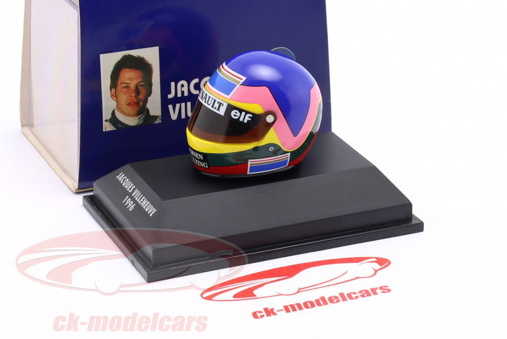 Jacques Villeneuve formula 1 1996 casco 1:8 Minichamps