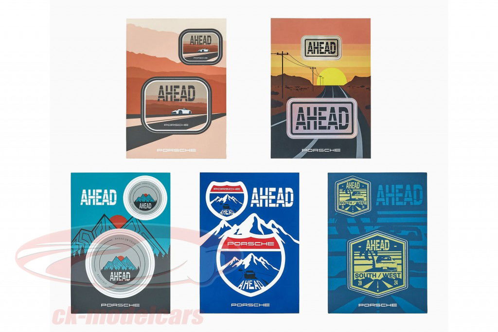Porsche Sticker set AHEAD No. 1