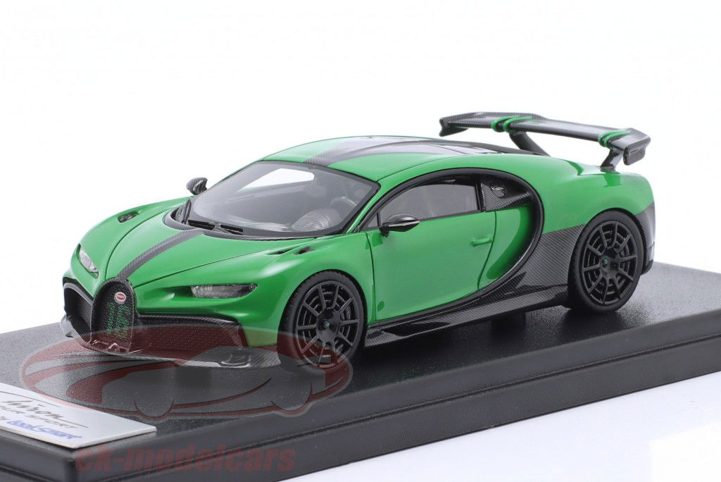 Bugatti Chiron Pur Sport Byggeår 2020 hugorm grøn 1:43 LookSmart