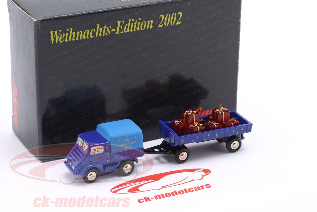Unimog 401 avec Cargaison Édition de Noël 2002 1:90 Schuco Piccolo