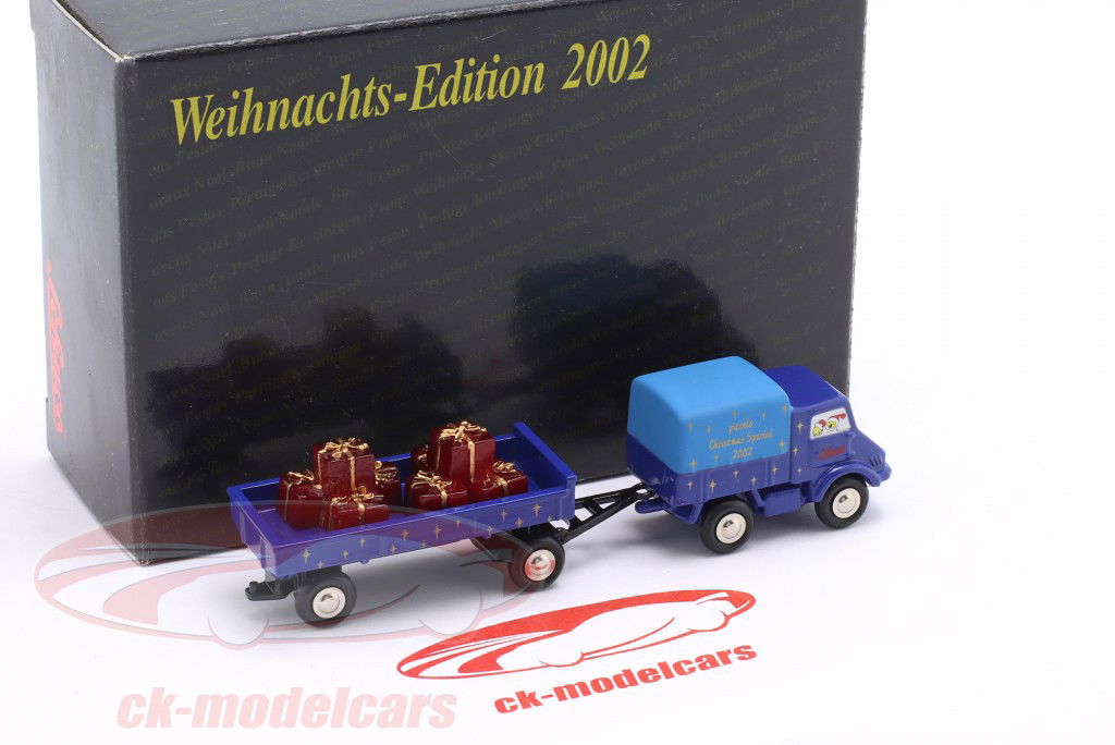 乌尼莫克 401 和 货物 圣诞版 2002 1:90 Schuco Piccolo