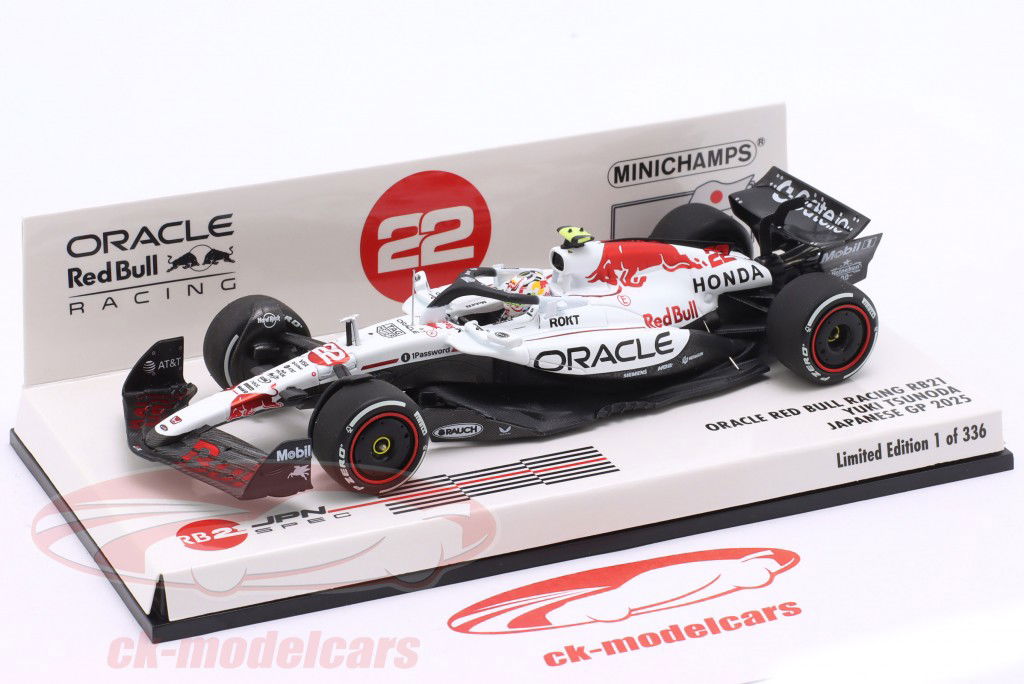 ミニカー Red Bull Racing RB21 Yuki Tsunoda 43/1 Minichamps 1:43 Yuki Tsunoda Red Bull RB21 #22 Japan GP