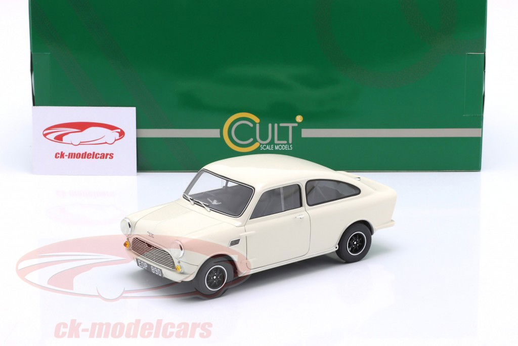 Mini Broadspeed Année de construction 1966-1968 blanc 1:18 Cult Scale