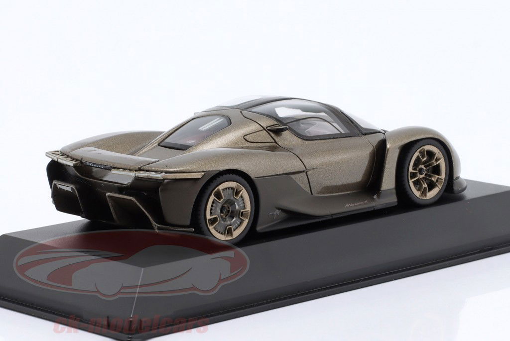 Porsche Mission X rocket metallisk 1:43 Spark