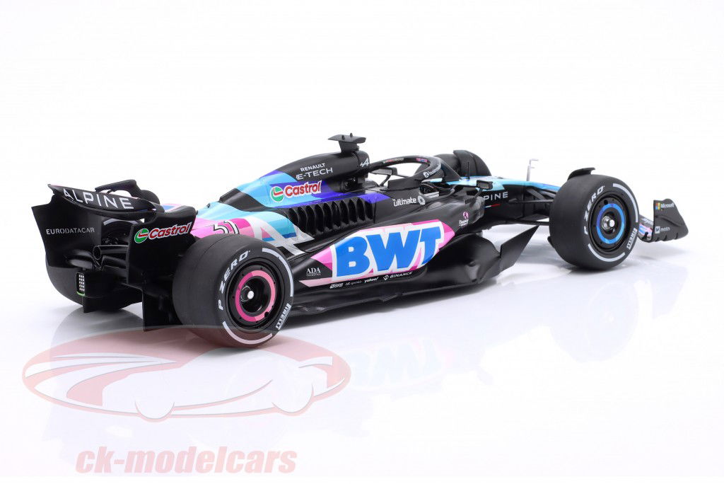 Pierre Gasly Alpine A524 #10 Præsentation Bil formel 1 2024 1:18 Solido