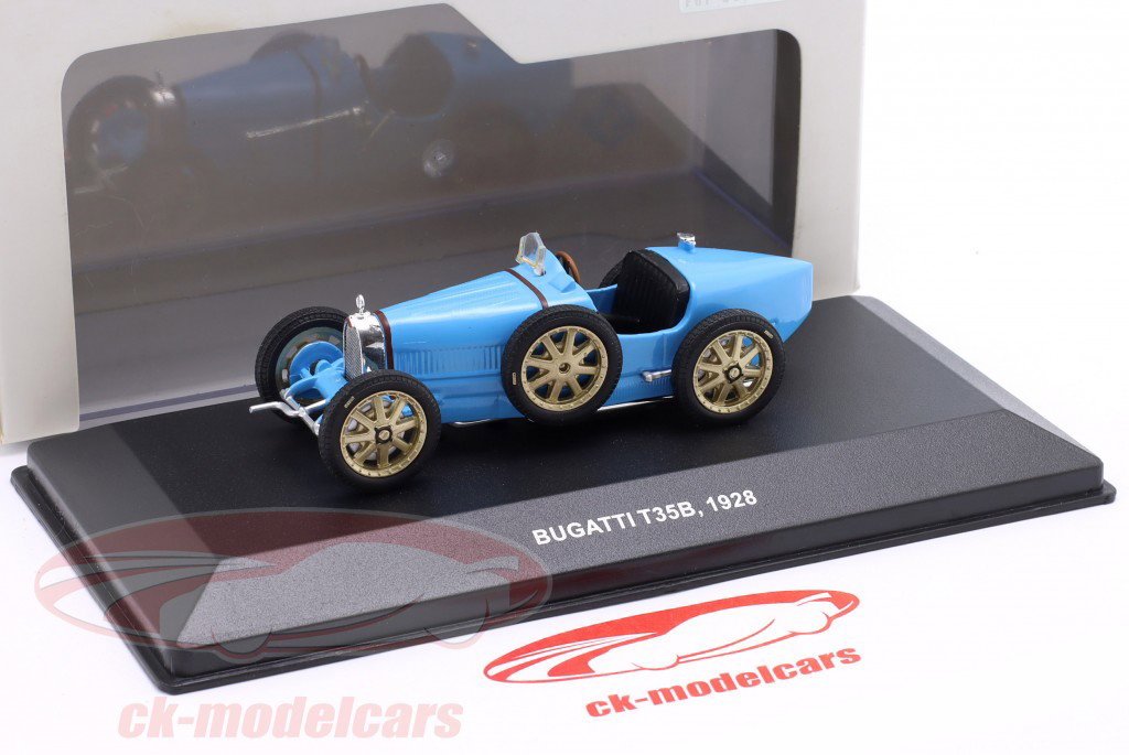 Bugatti T35B Année de construction 1928 bleu 1:43 Solido