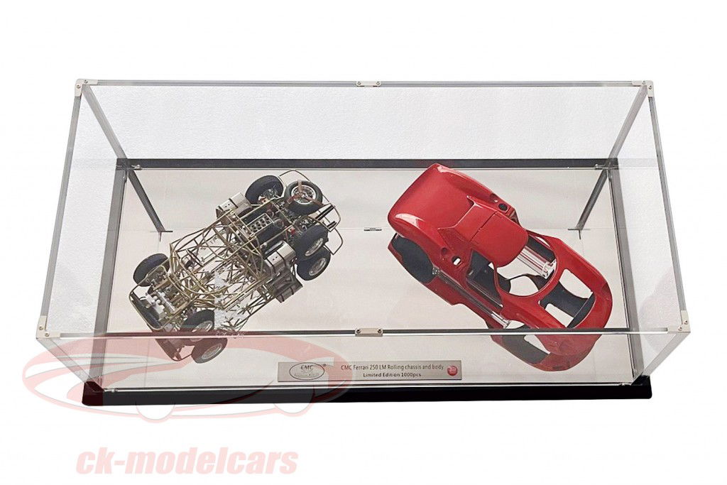 Ferrari 250 LM Rolling chassis En lichaam rood 1:18 CMC