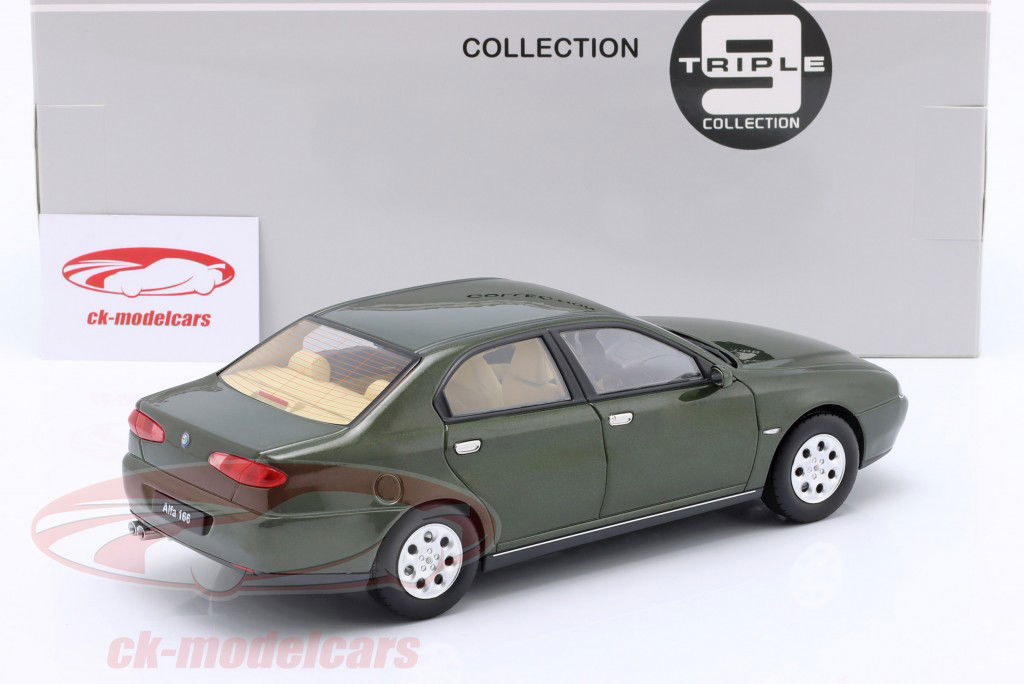 Alfa Romeo 166 Year 1999 green metallic 1:18 Triple9