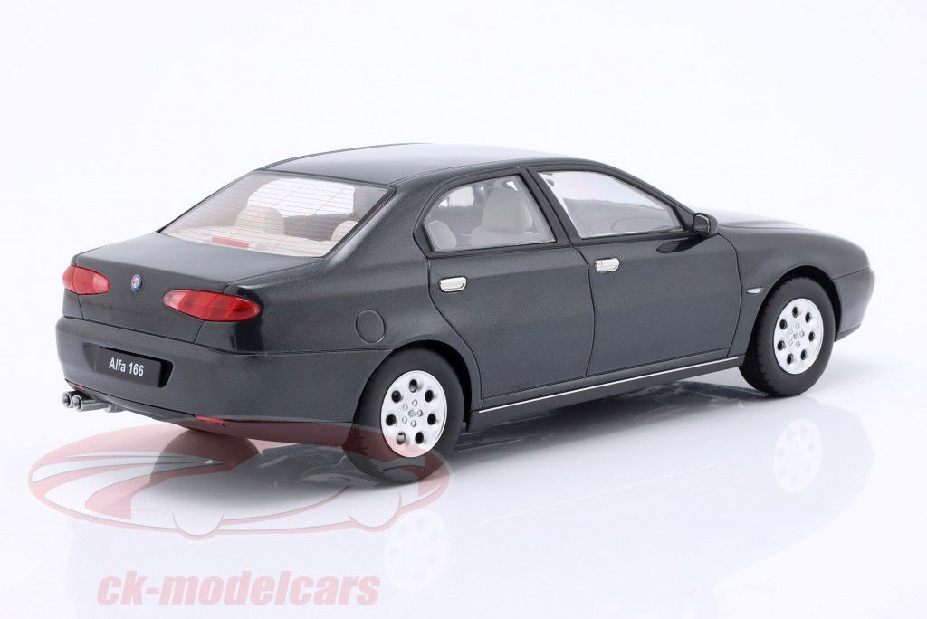 Alfa Romeo 166 Year 1999 dark grey-blue metallic 1:18 Triple9
