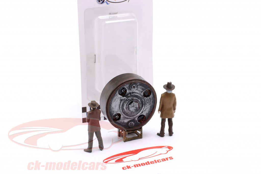 Marty, Doc & Clock フィギュアセット Back to the Future 1:43 Cartrix
