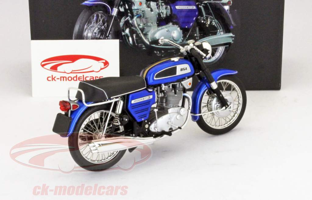 BSA Rocket 三 年 1968 蓝色 1:12 MINICHAMPS