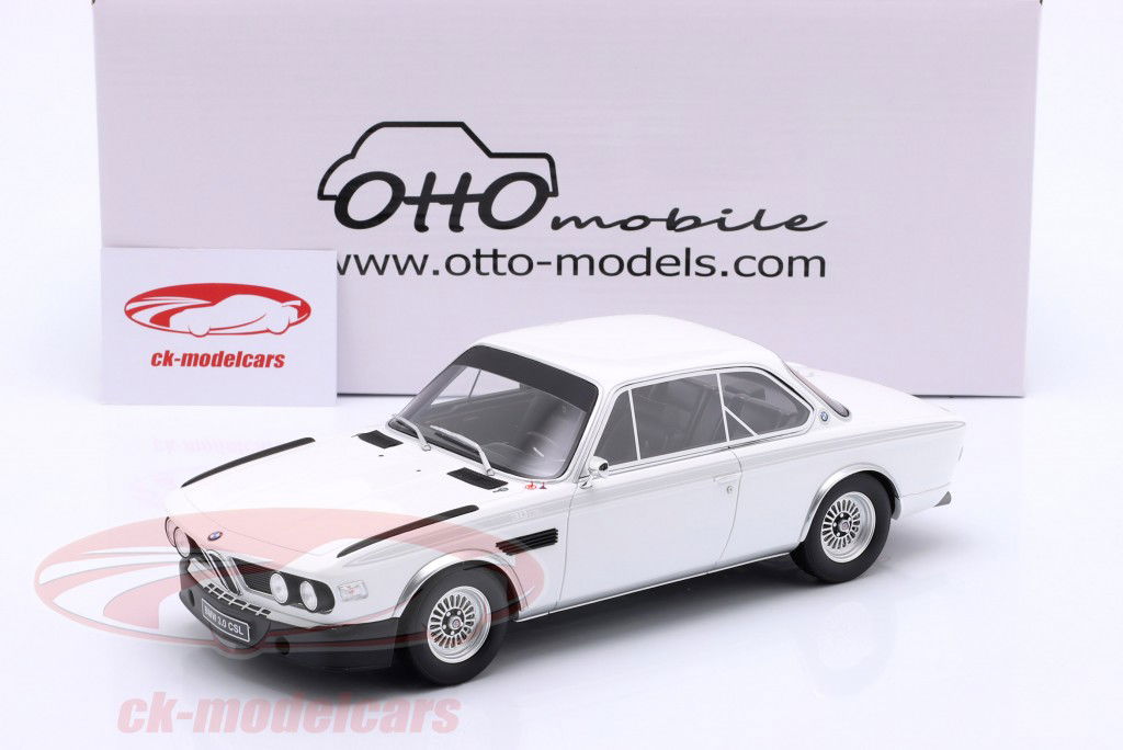 BMW 3.0 CSL Coupe Année de construction 1972 blanc 1:18 OttOmobile