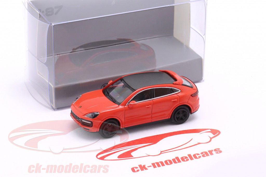 Porsche Cayenne Turbo Coupe Year 2019 orange 1:87 Minichamps
