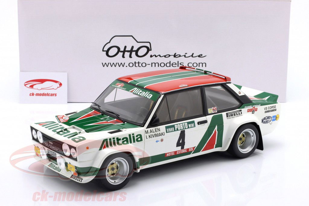 Fiat 131 Abarth #4 vinder Rallye Portugal 1978 Alen, Kivimäki 1:12 OttOmobile