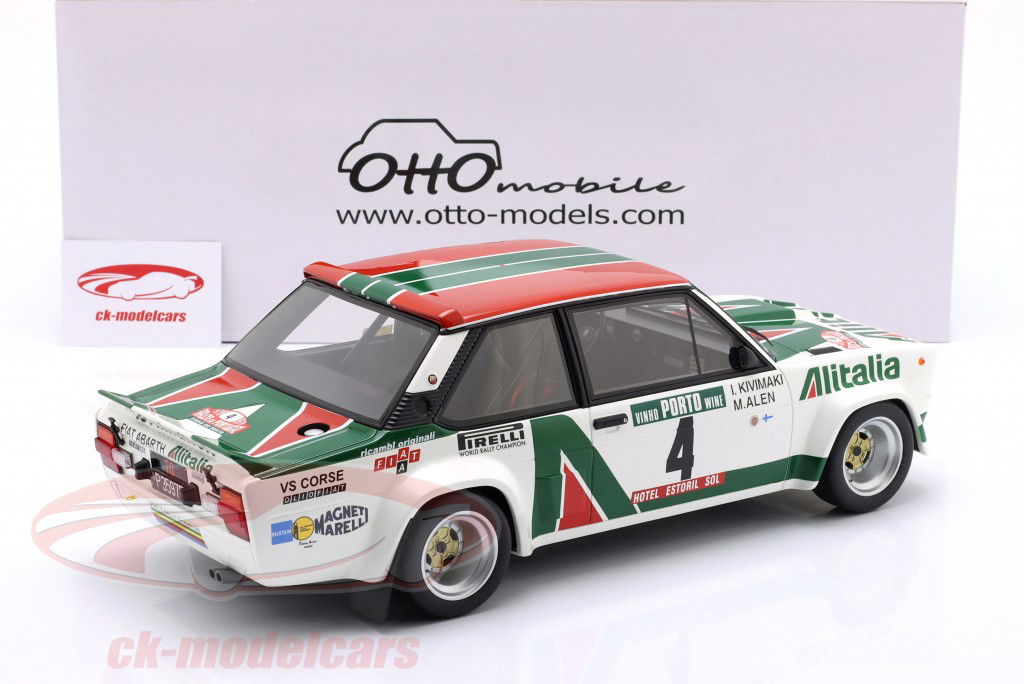 Fiat 131 Abarth #4 winnaar Rallye Portugal 1978 Alen, Kivimäki 1:12 OttOmobile