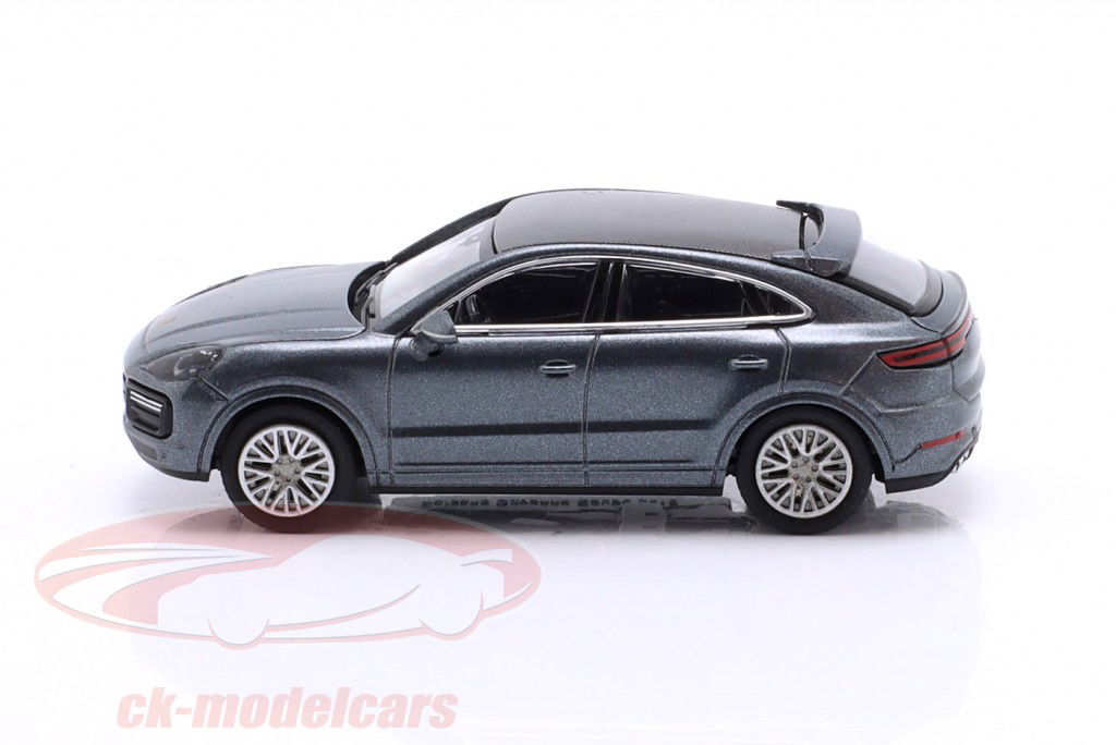 Porsche Cayenne Turbo Coupe Year 2019 grey metallic 1:87 Minichamps
