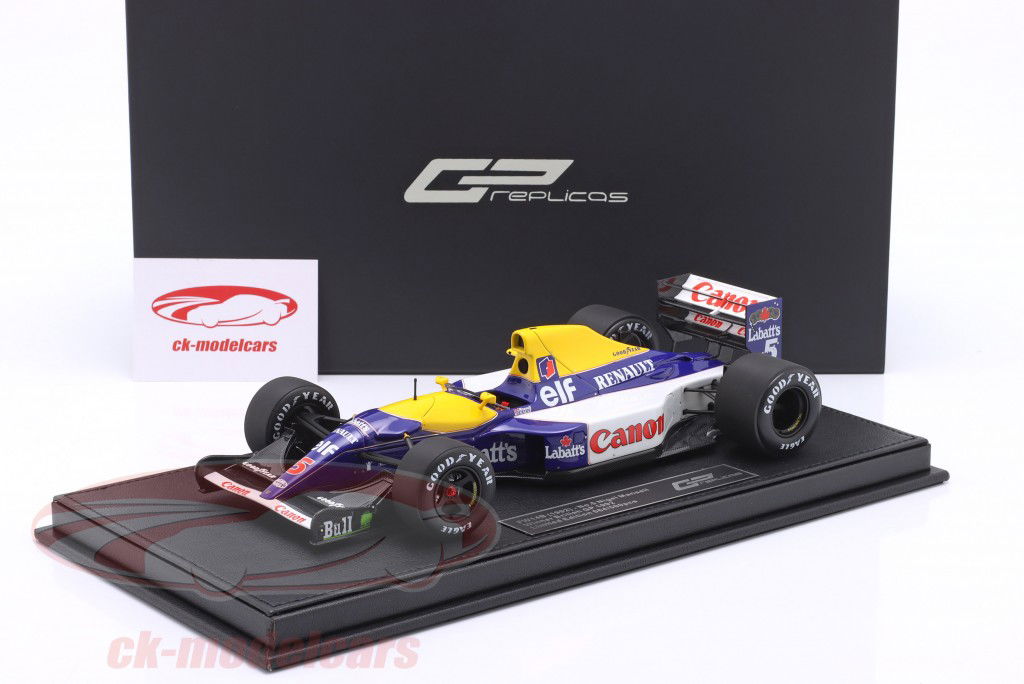 カルツォ　1/18 F1 ウィルアムズ FW14B N.Mansell 1st GP Replicas 1:18 Nigel Mansell Williams FW14B #5 Winner