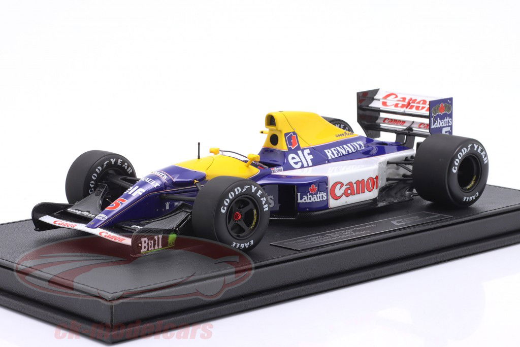 Nigel Mansell Williams FW14B #5 gagnant britannique GP formule 1 Champion du monde 1992 1:18 GP Replicas