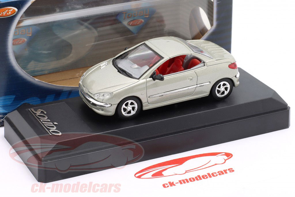 2ª escolha/ Peugeot 20 prata metálico 1:43 Solido