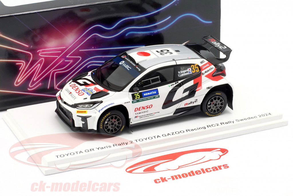Spark 1:43 Toyota GR Yaris Rally2 #35 Rallye Sweden 2024