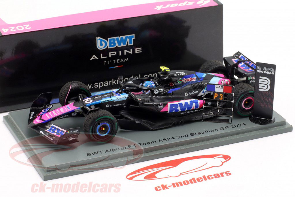 BWT Alpine F1 Team 2024 ガスリー BWT Alpine F1 Team 2024 ガスリー Alpine 2024 F1 A524 Car