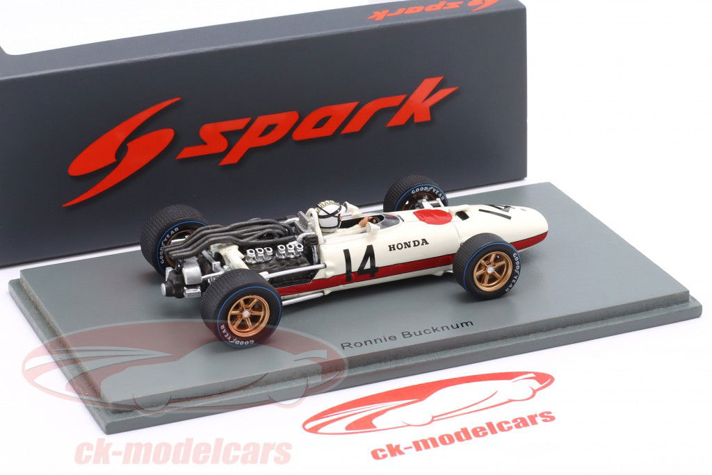 Ronnie Bucknum Honda RA273 #14 EE.UU GP fórmula 1 1966 1:43 Spark