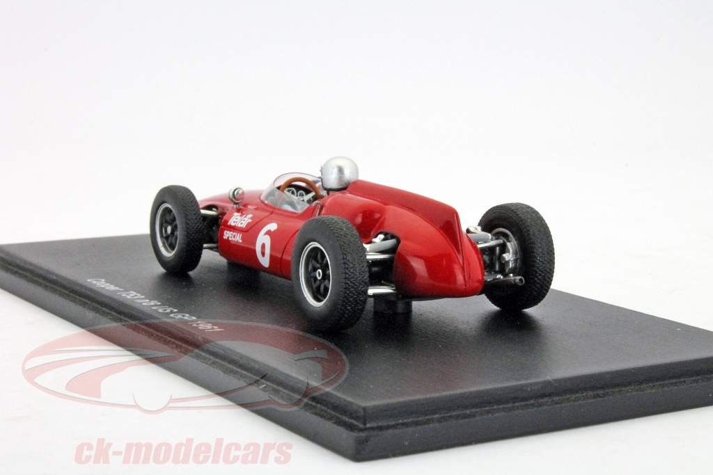 ペンスキーR.クーパーT53＃6米国GPフォーミュラ1 1961 1時43スパーク