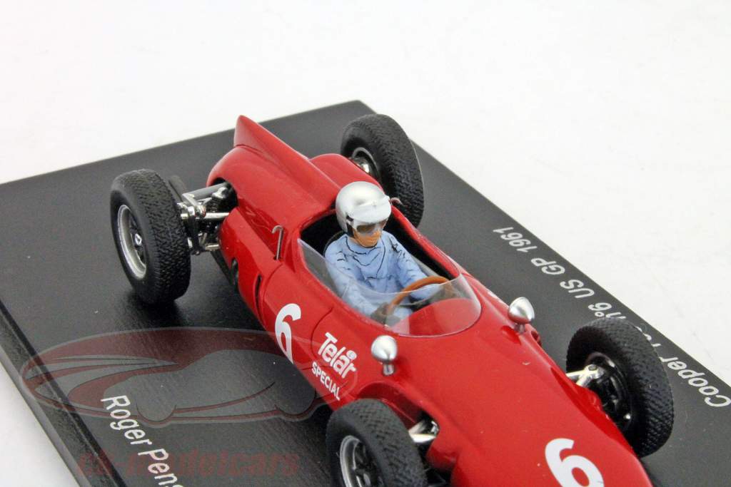 ペンスキーR.クーパーT53＃6米国GPフォーミュラ1 1961 1時43スパーク