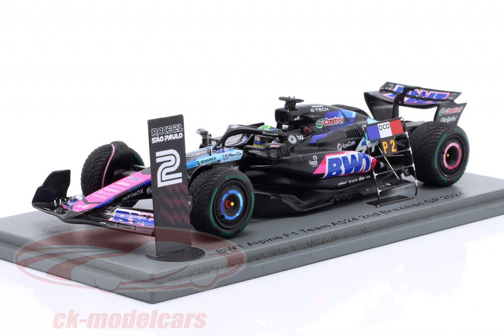 Esteban Ocon Alpine A524 #31 2° Brasile GP formula 1 2024 1:43 Spark