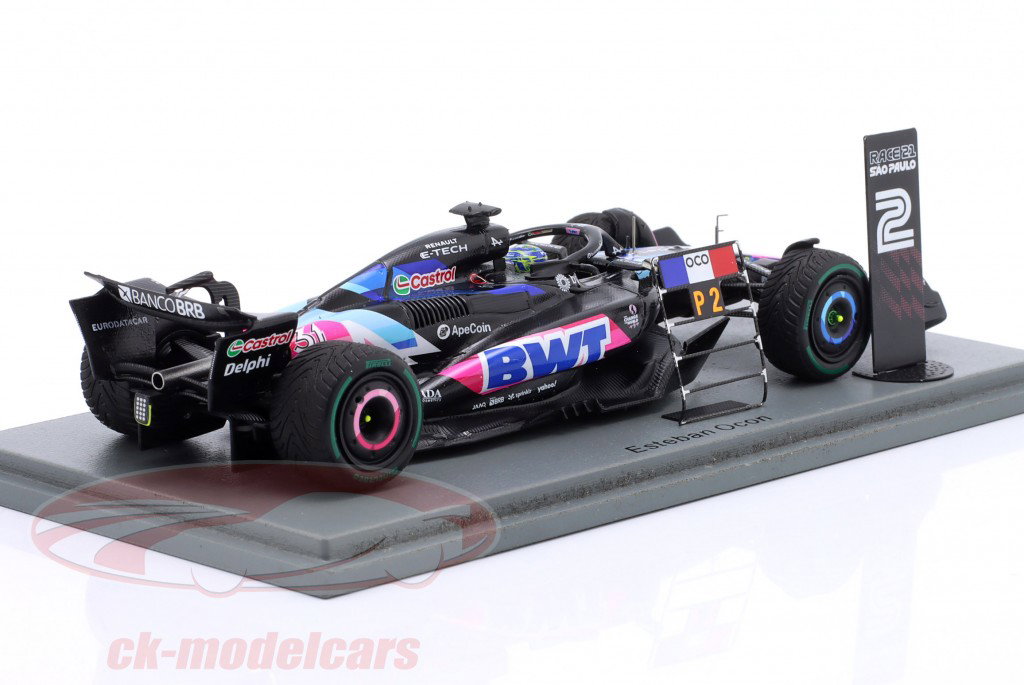 Esteban Ocon Alpine A524 #31 2e Brazilië GP formule 1 2024 1:43 Spark