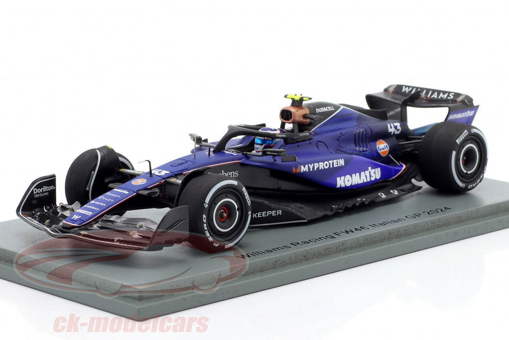 Franco Colapinto Williams FW46 #43 イタリア GP 式 1 2024 1:43 Spark