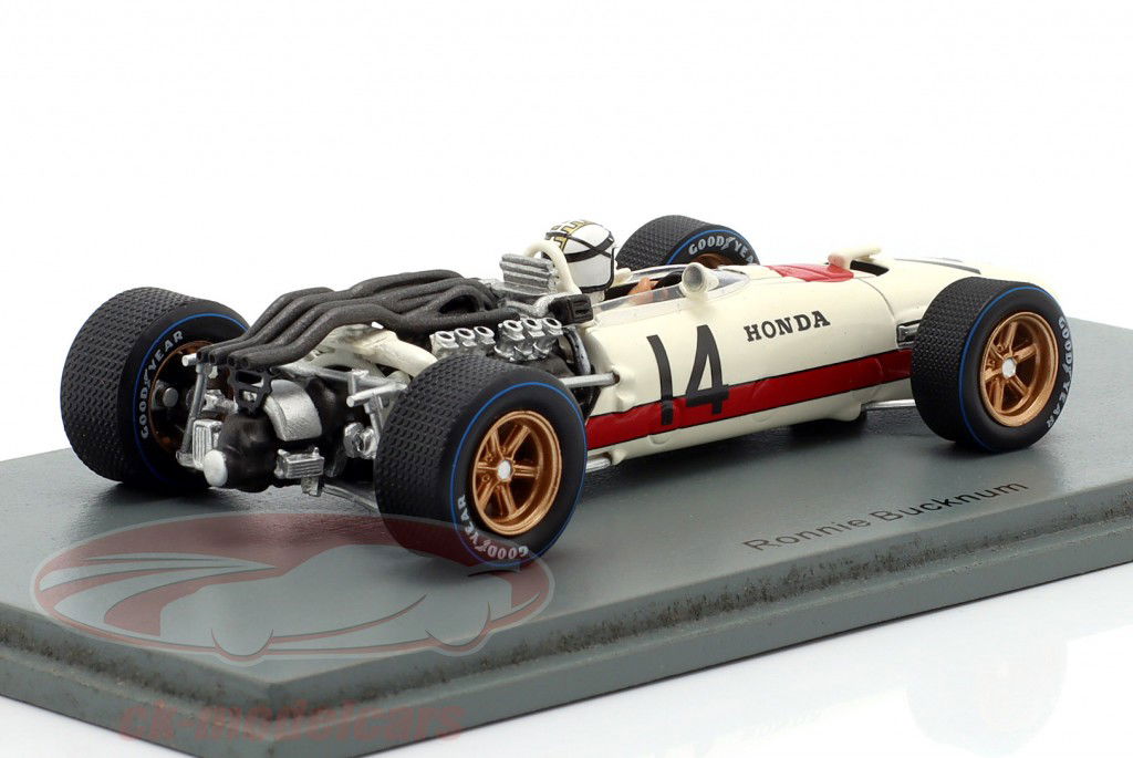Ronnie Bucknum Honda RA273 #14 EE.UU GP fórmula 1 1966 1:43 Spark